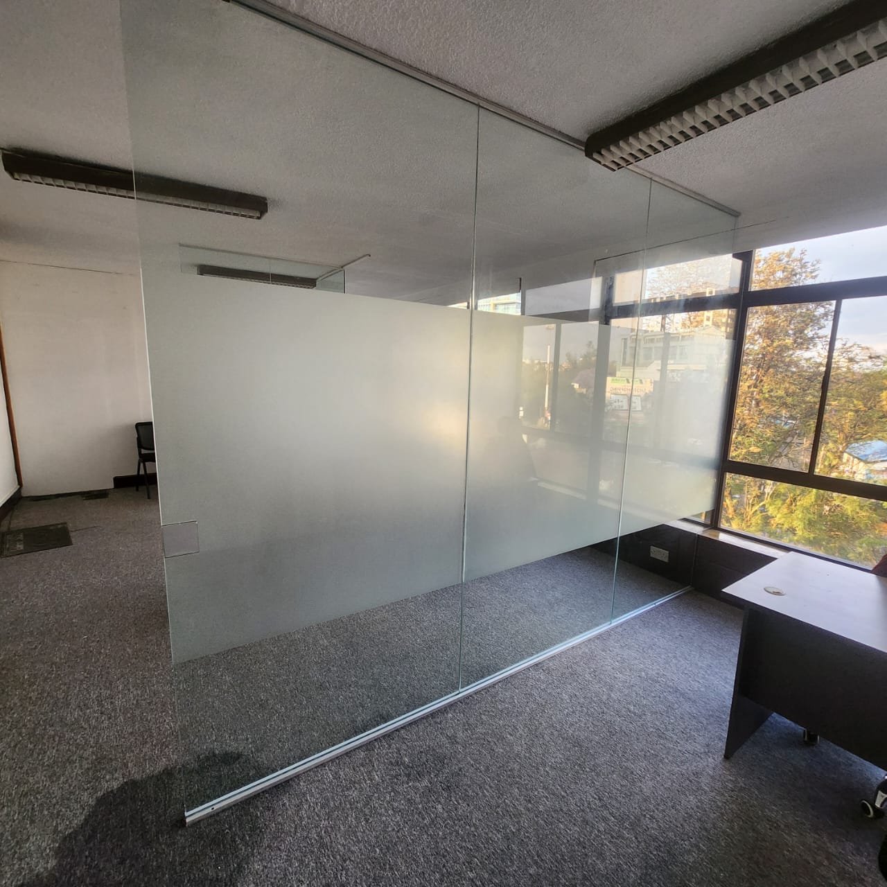 aluminium glass gypsum partitions in Nairobi